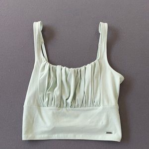 light teal hollister tank top